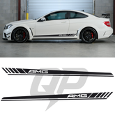 Mercedes Benz C63 AMG w204 Racing Side Stripe Decal